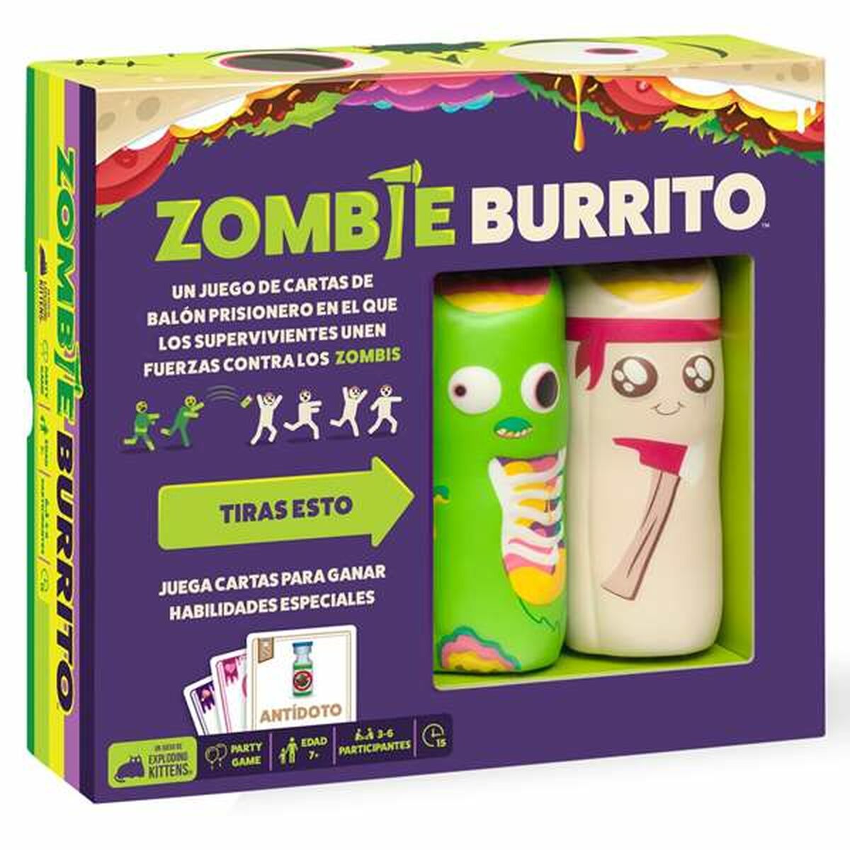 Utbildningsspel Asmodee Zombie Burrito-Leksaker och spel, Spel och tillbehör-Asmodee-peaceofhome.se