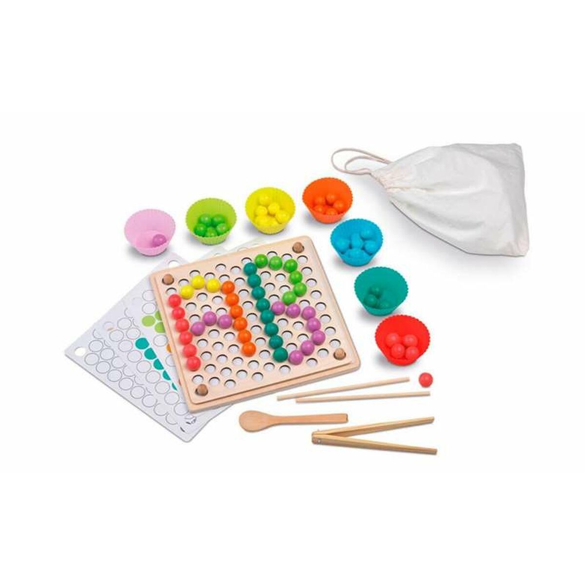 Utbildningsspel Cayro Bead & Clip-Leksaker och spel, Spel och tillbehör-Cayro-peaceofhome.se