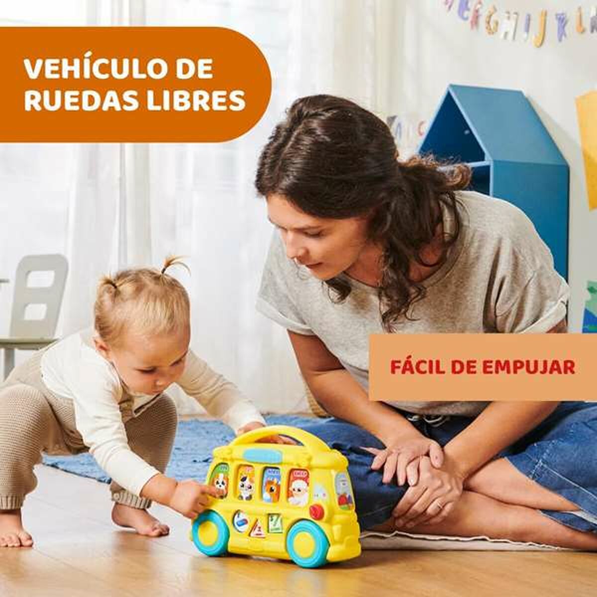 Utbildningsspel Chicco Buss-Leksaker och spel, Spel och tillbehör-Chicco-peaceofhome.se