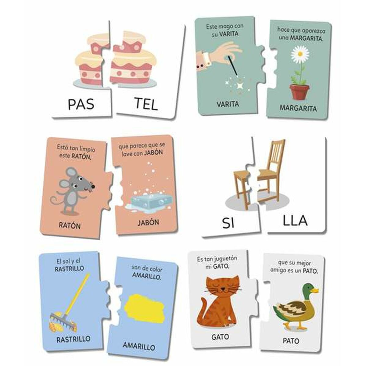 Utbildningsspel Clementoni Aprendo A Leer 37 x 28,4 x 5 cm (ES)-Leksaker och spel, Dockor och tillbehör-Clementoni-peaceofhome.se