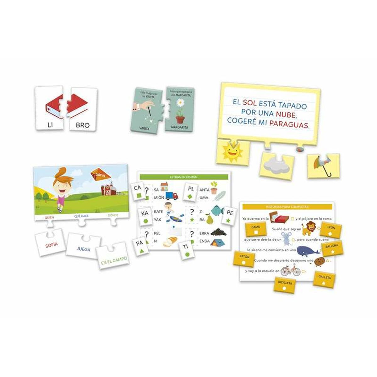 Utbildningsspel Clementoni Aprendo A Leer 37 x 28,4 x 5 cm (ES)-Leksaker och spel, Dockor och tillbehör-Clementoni-peaceofhome.se