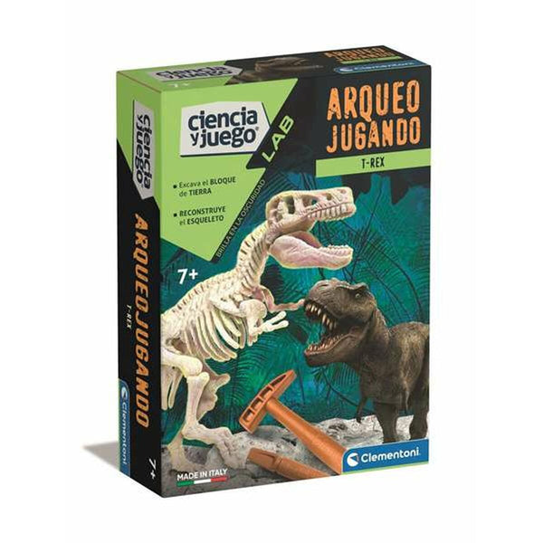 Utbildningsspel Clementoni Arqueojugando T-Rex 15 x 21 x 5,5 cm-Leksaker och spel, Dockor och tillbehör-Clementoni-peaceofhome.se