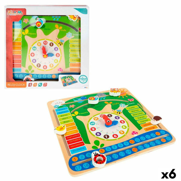 Utbildningsspel Colorbaby Kalender 30 x 30 x 3 cm (6 antal)-Leksaker och spel, Spel och tillbehör-Colorbaby-peaceofhome.se