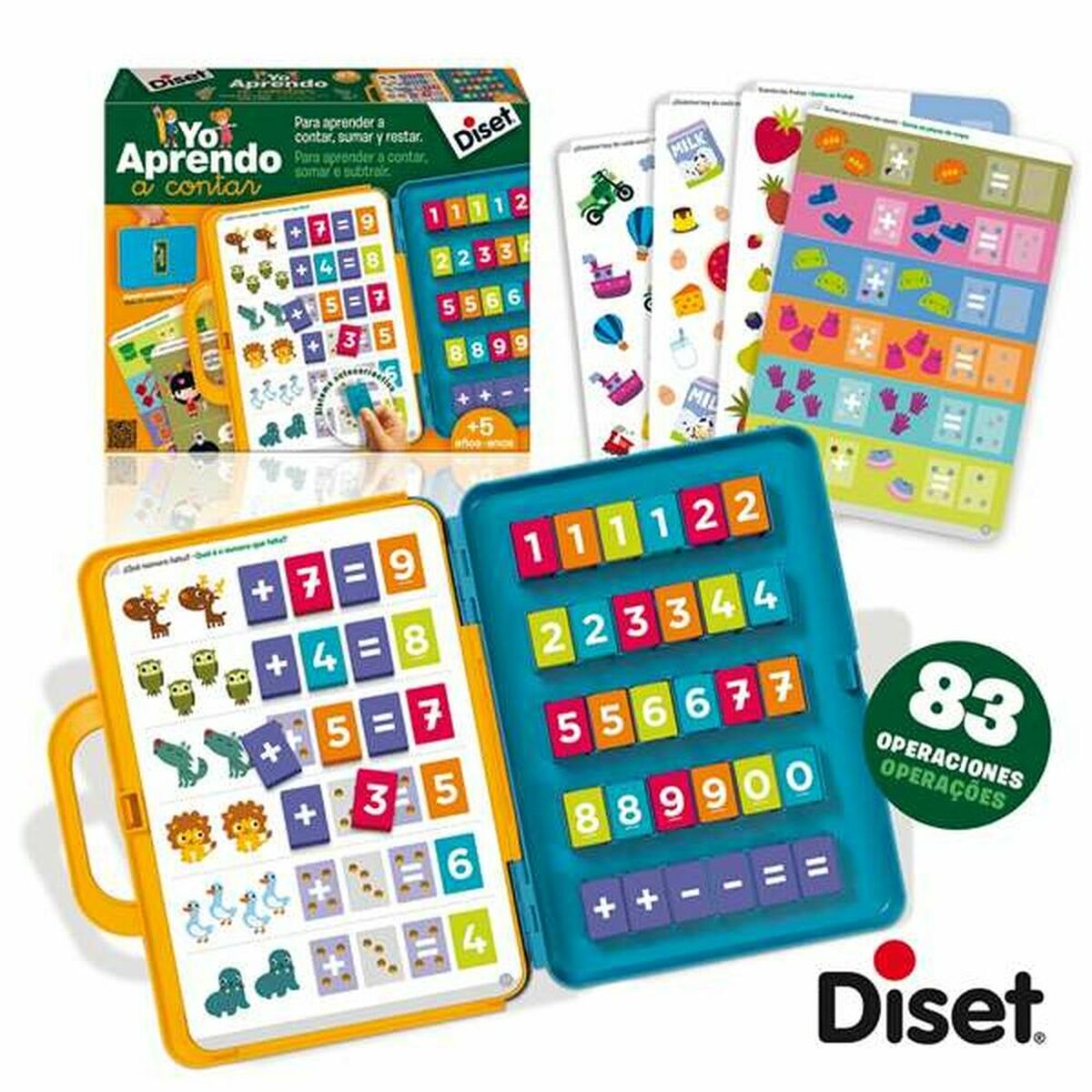 Utbildningsspel Diset 63752 Lär dig Plus och Minus-spel-Leksaker och spel, Spel och tillbehör-Diset-peaceofhome.se
