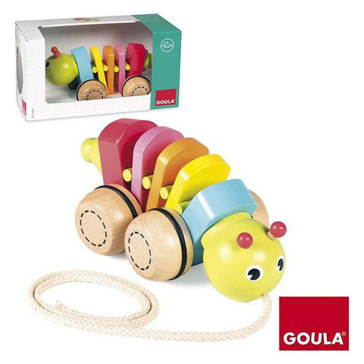 Utbildningsspel Goula D53454 Trä-Bebis, Leksaker för småbarn-Goula-peaceofhome.se