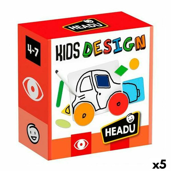 Utbildningsspel HEADU Kids Design (5 antal)-Leksaker och spel, Spel och tillbehör-HEADU-peaceofhome.se