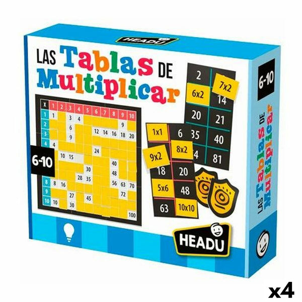 Utbildningsspel HEADU Tablas de multiplicar (4 antal)-Leksaker och spel, Spel och tillbehör-HEADU-peaceofhome.se