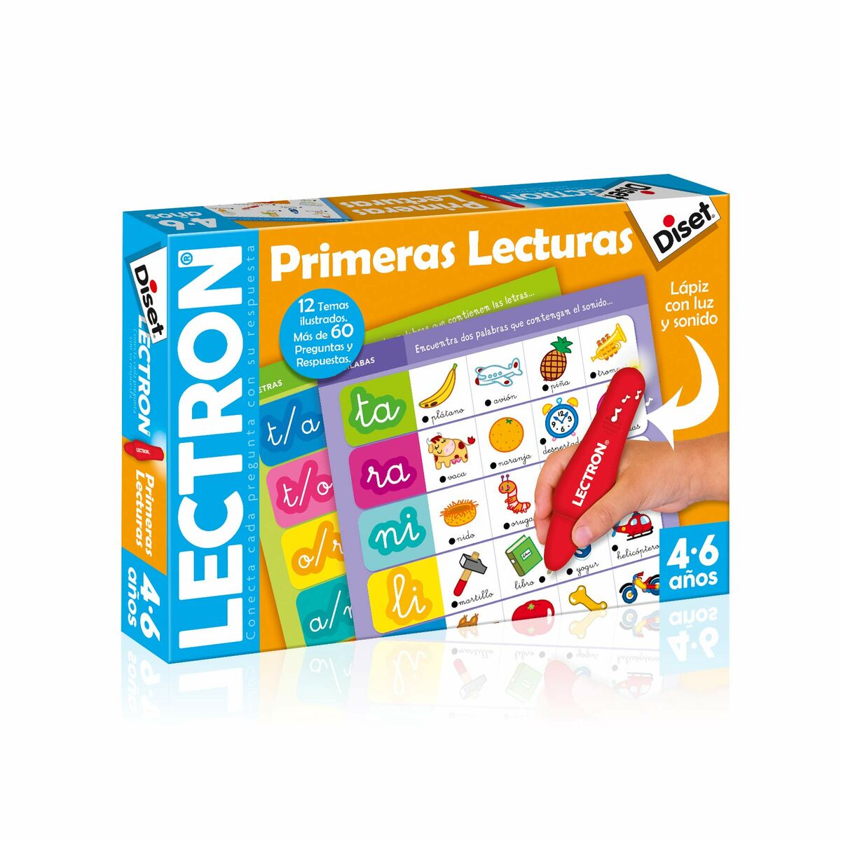 Utbildningsspel Lectron Diset Primeras Lecturas ES-Leksaker och spel, Spel och tillbehör-Diset-peaceofhome.se