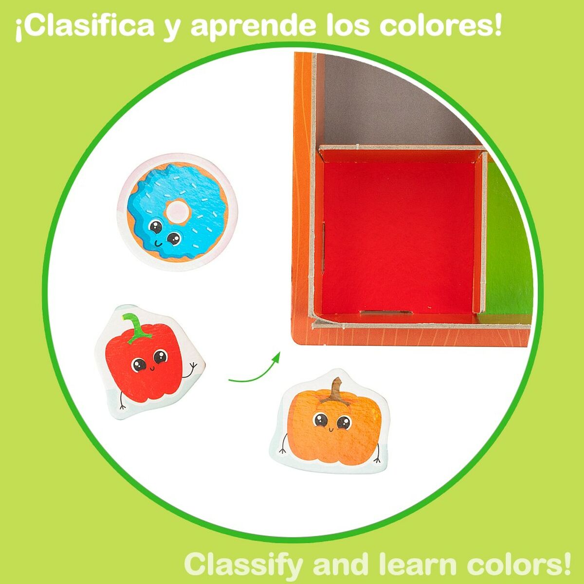 Utbildningsspel Lisciani Giochi 26 x 6 x 26 cm Färger Montessorimetoden 61 Delar (6 antal)-Leksaker och spel, Spel och tillbehör-Lisciani Giochi-peaceofhome.se