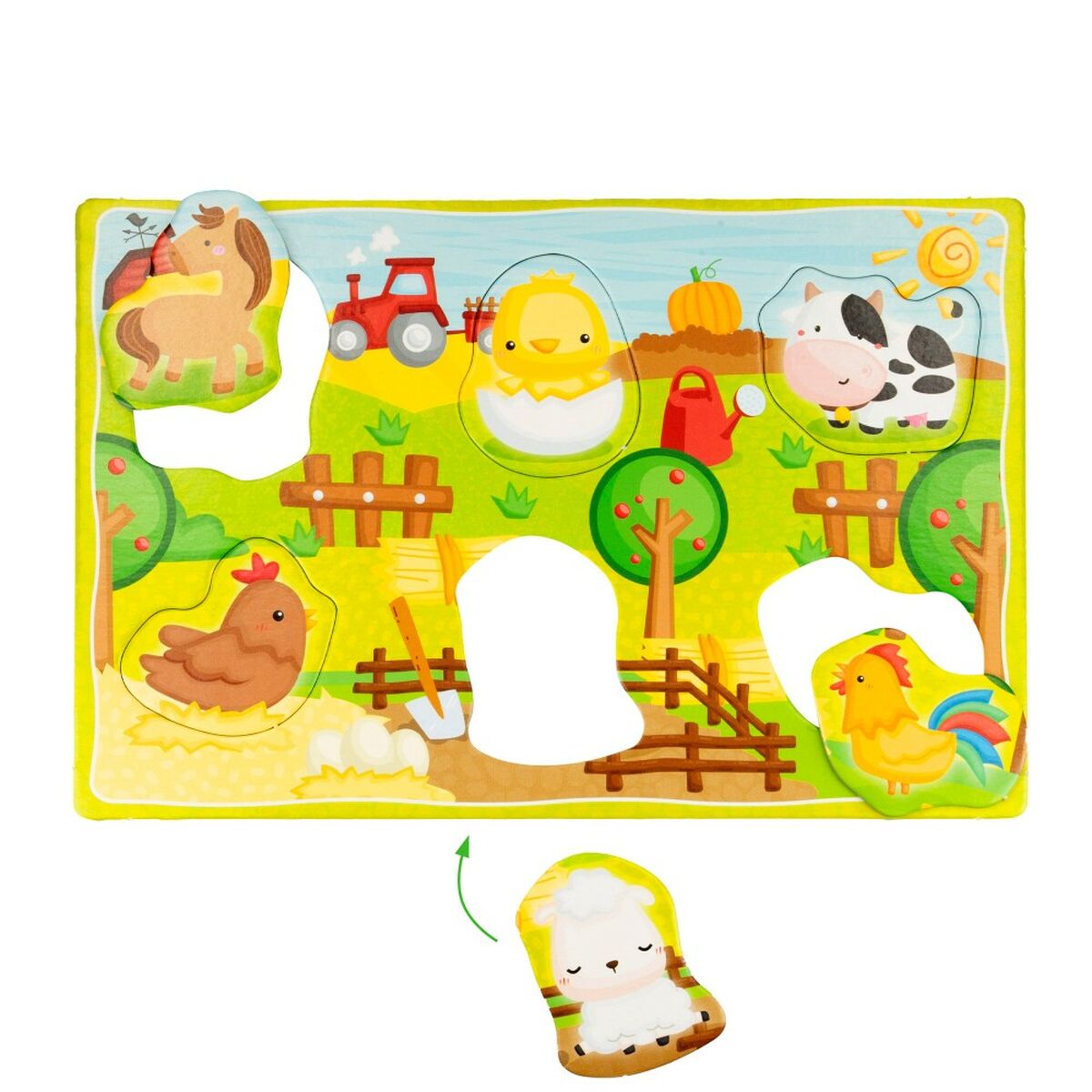 Utbildningsspel Lisciani Giochi 26 x 6 x 26 cm djur Montessorimetoden 67 Delar (6 antal)-Leksaker och spel, Spel och tillbehör-Lisciani Giochi-peaceofhome.se