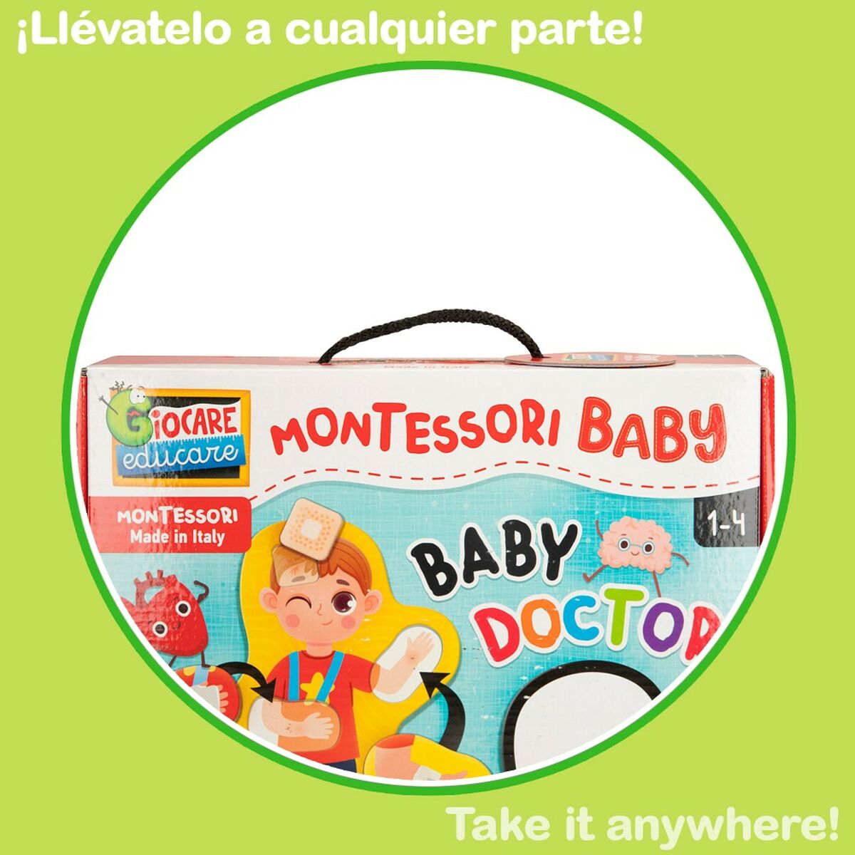 Utbildningsspel Lisciani Giochi Baby Doctor 22,5 x 0,5 x 47,5 cm (6 antal)-Leksaker och spel, Spel och tillbehör-Lisciani Giochi-peaceofhome.se
