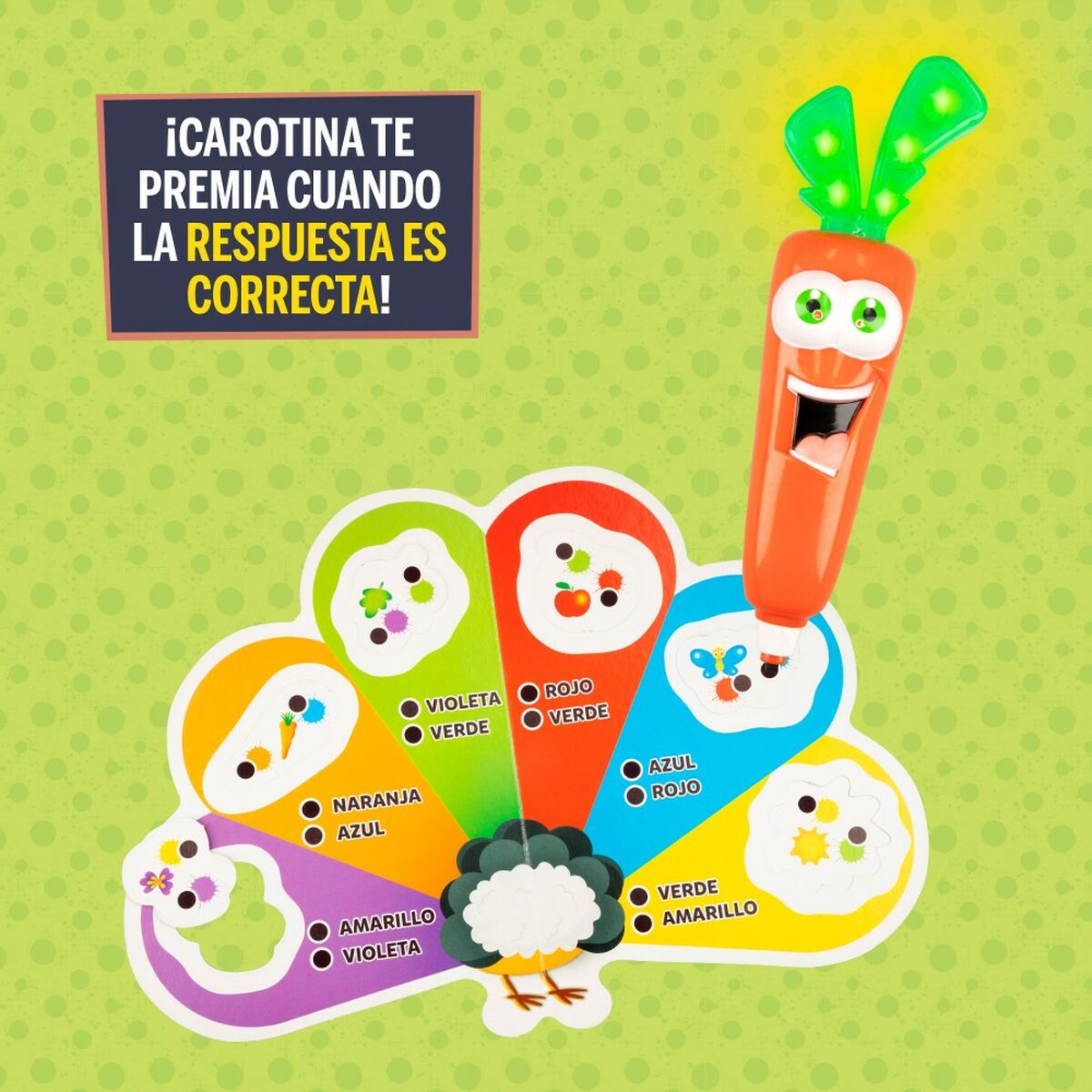 Utbildningsspel Lisciani Giochi Carotina Baby 50 Juegos 4,5 x 14,5 x 3,5 cm Elektronik (6 antal)-Leksaker och spel, Spel och tillbehör-Lisciani Giochi-peaceofhome.se