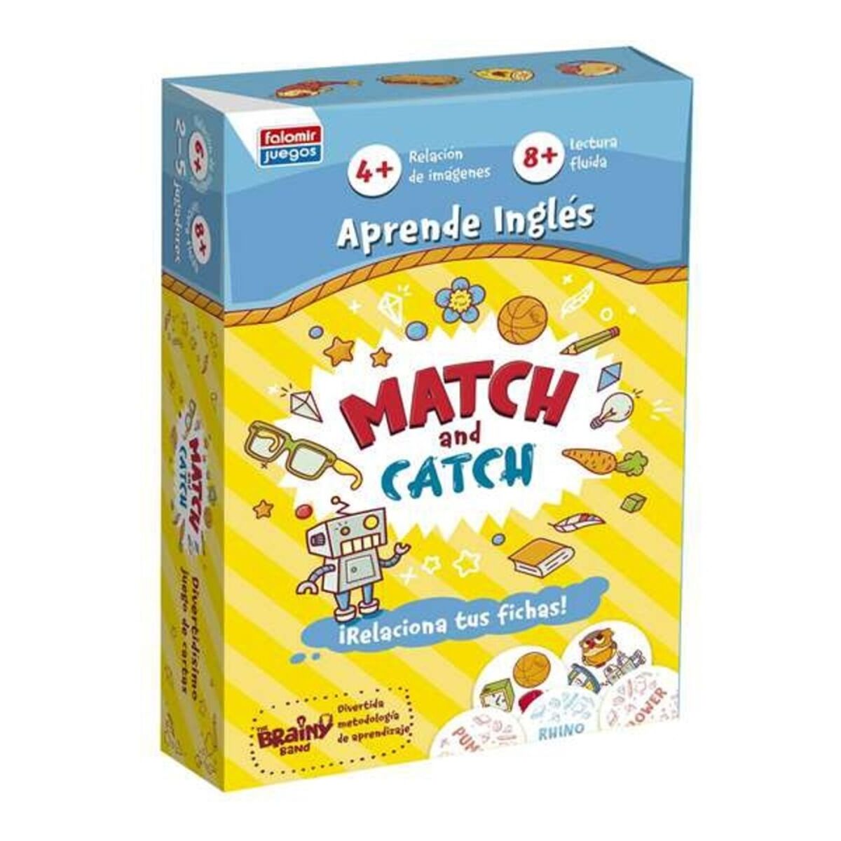 Utbildningsspel Match and Catch Falomir 30016 Engelska-Leksaker och spel, Spel och tillbehör-Falomir-peaceofhome.se