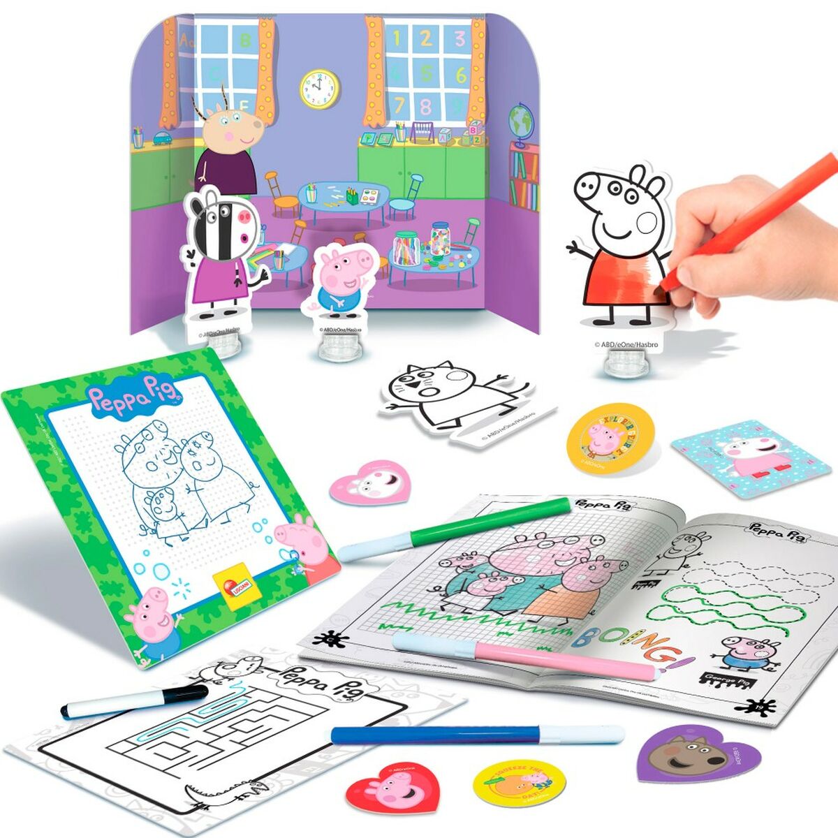 Utbildningsspel Peppa Pig 23 x 31 x 9 cm (6 antal)-Leksaker och spel, Spel och tillbehör-Peppa Pig-peaceofhome.se