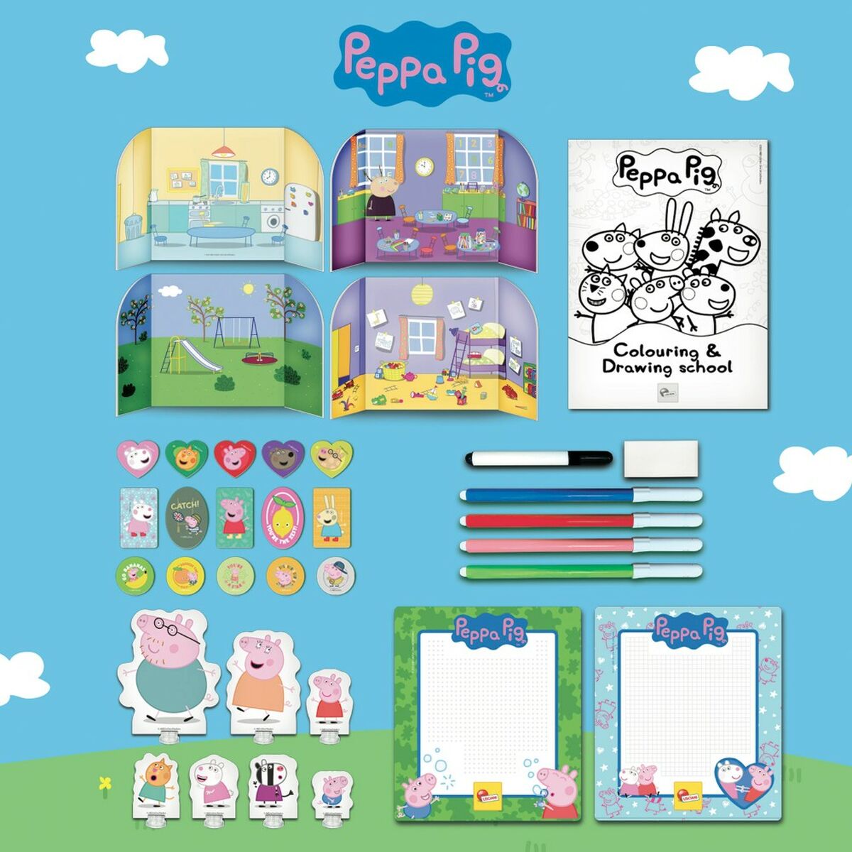 Utbildningsspel Peppa Pig 23 x 31 x 9 cm (6 antal)-Leksaker och spel, Spel och tillbehör-Peppa Pig-peaceofhome.se