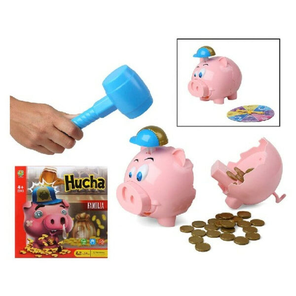 Utbildningsspel Piggy bank spanska Rosa (27 x 27 cm)-Leksaker och spel, Spel och tillbehör-BigBuy Fun-peaceofhome.se