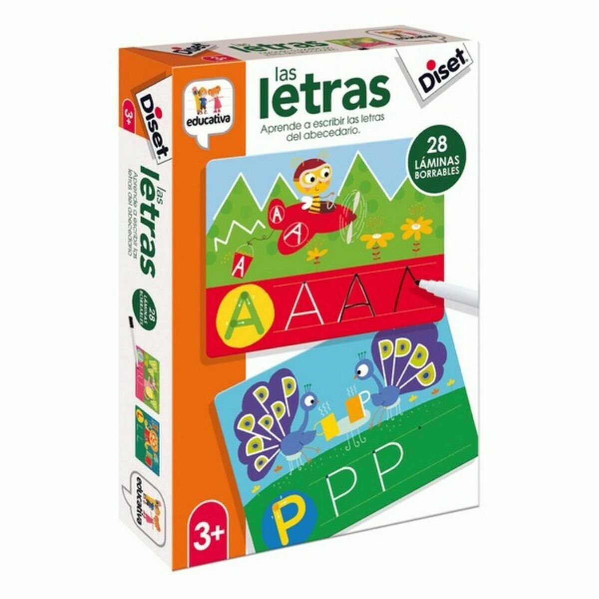Utbildningsspel Yo Aprendo Las Letras Diset 463863 (ES)-Leksaker och spel, Spel och tillbehör-Diset-peaceofhome.se