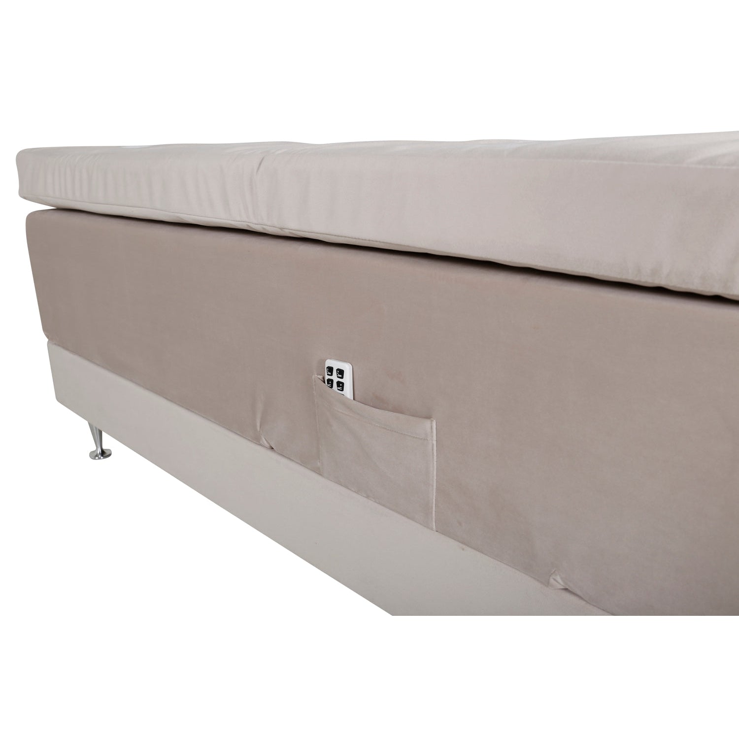 VANSBRO Ställbar Enkelsäng 120x200 cm + FURUVIK Sänggavel 120 cm-Sängpaket-Venture Home-peaceofhome.se