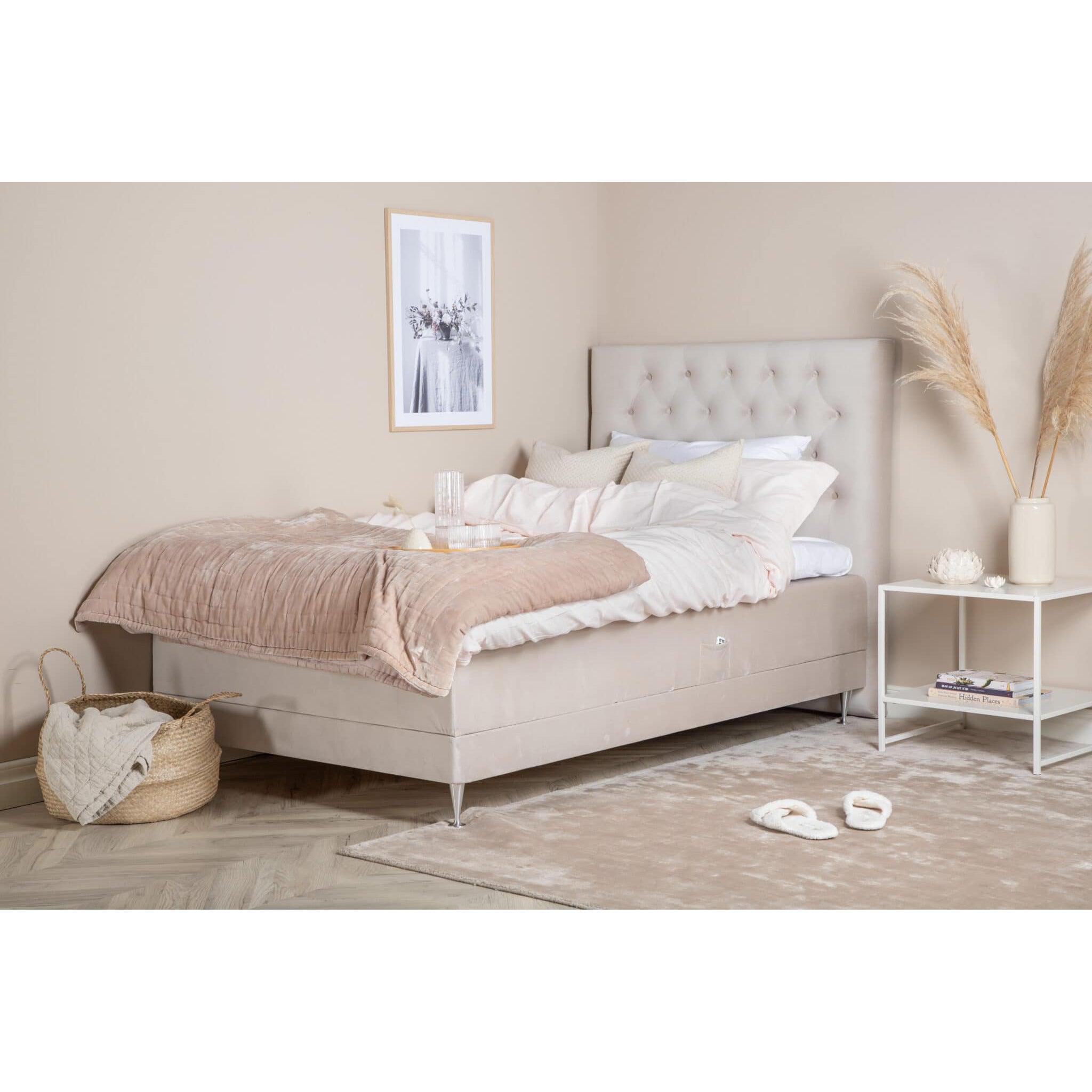 VANSBRO Ställbar Enkelsäng 120x200 cm + FURUVIK Sänggavel 120 cm-Sängpaket-Venture Home-peaceofhome.se