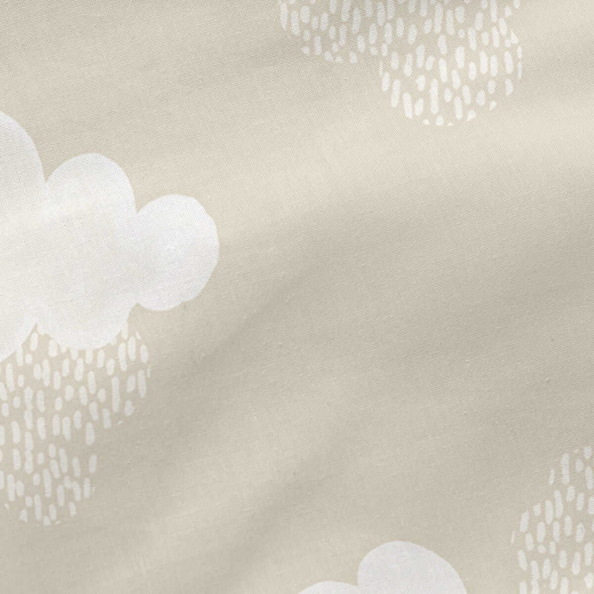 Vadderat täcke HappyFriday Basic Clouds Beige 105 x 200 cm-Hem och matlagning, Mjuk inredning-HappyFriday-peaceofhome.se