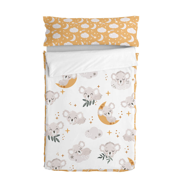 Vadderat täcke HappyFriday Moshi Moshi Baby Koala Multicolour 105 x 200 cm-Hem och matlagning, Mjuk inredning-HappyFriday-peaceofhome.se