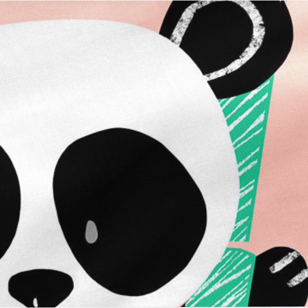 Vadderat täcke HappyFriday Moshi Moshi Panda Garden Rosa 105 x 200 cm-Hem och matlagning, Mjuk inredning-HappyFriday-peaceofhome.se