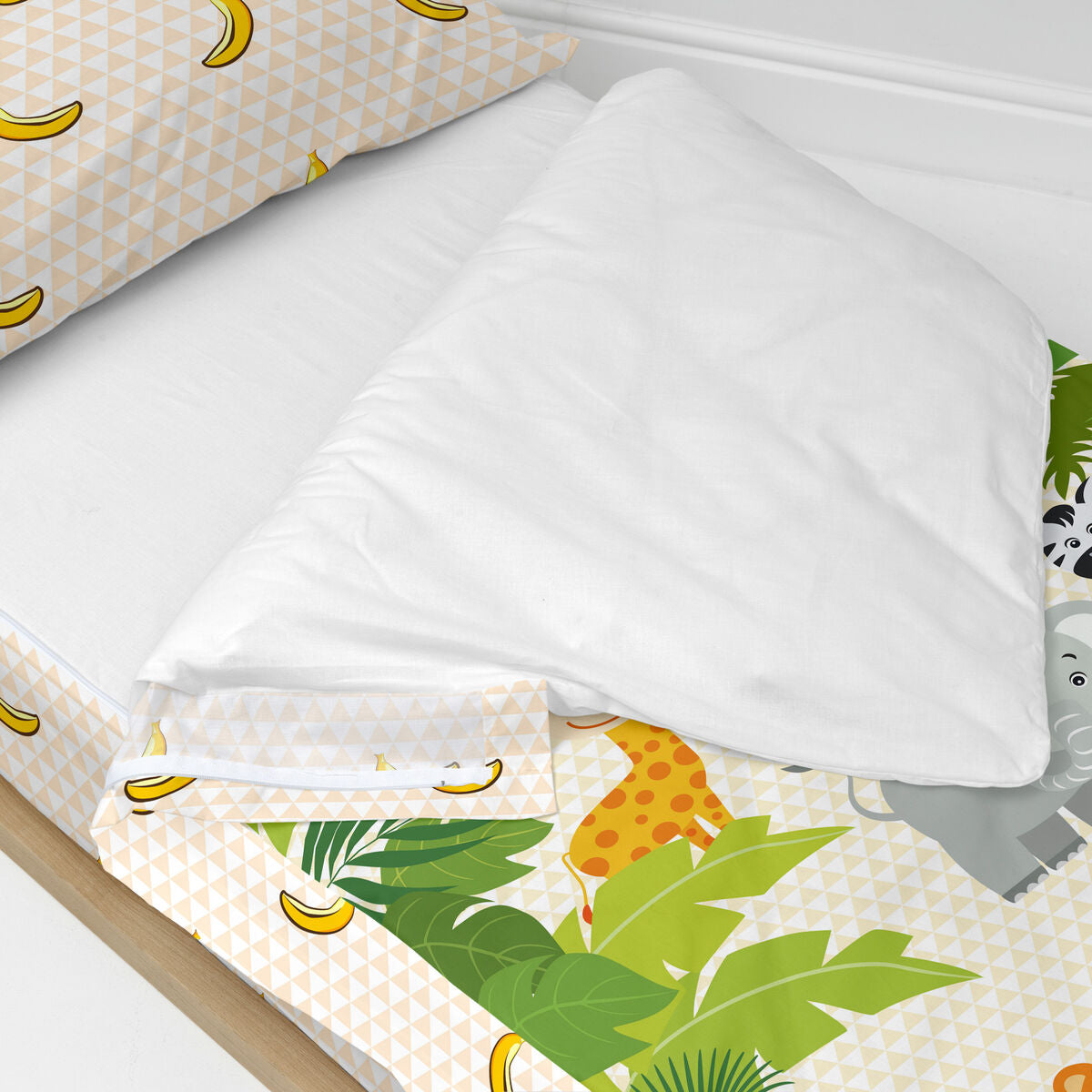 Vadderat täcke HappyFriday Mr Fox Wild Multicolour 105 x 200 cm-Hem och matlagning, Mjuk inredning-HappyFriday-peaceofhome.se