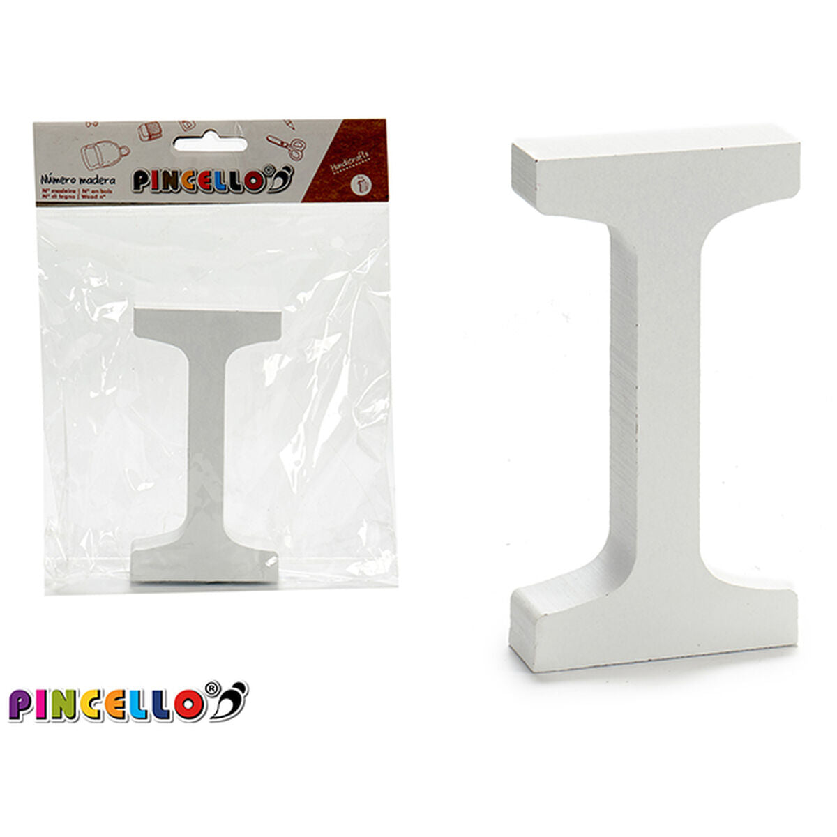 Väggdekoration Pincello 1711045 1711045 2 x 16 x 14,5 cm Brev I (24 antal)-Bebis, Sovrum-Pincello-peaceofhome.se