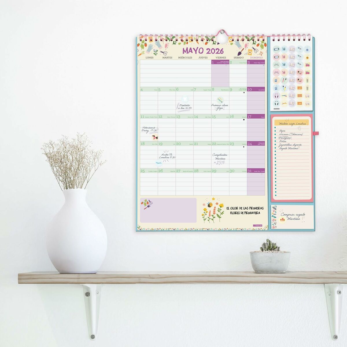 Väggkalender Finocam-Kontor och Kontorsmaterial, Kalendrar, dagböcker och personliga arrangörer-Finocam-peaceofhome.se