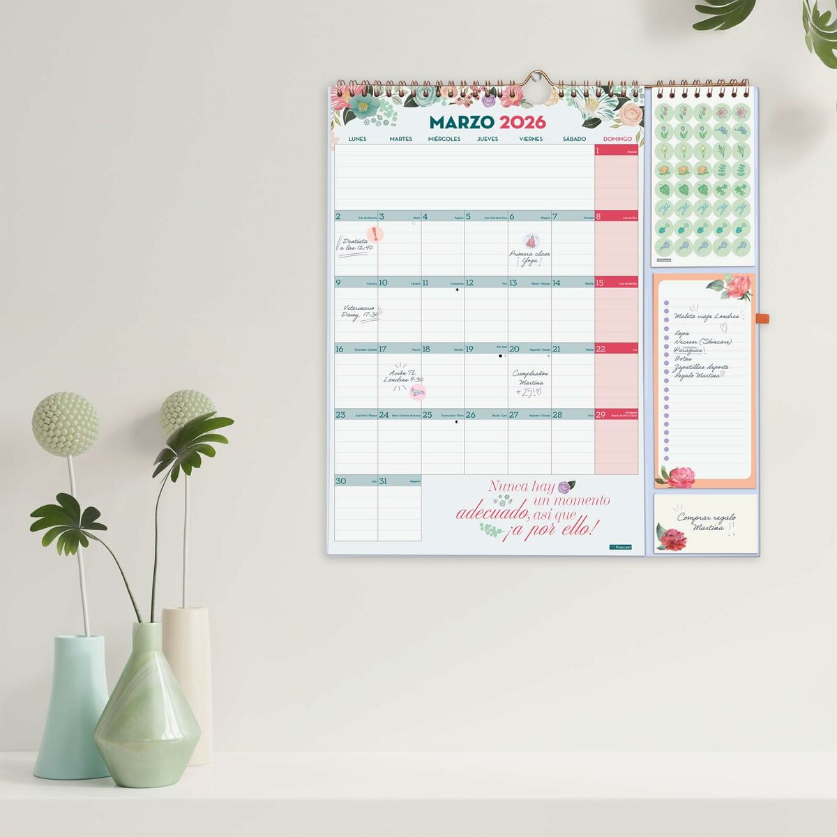 Väggkalender Finocam-Kontor och Kontorsmaterial, Kalendrar, dagböcker och personliga arrangörer-Finocam-peaceofhome.se