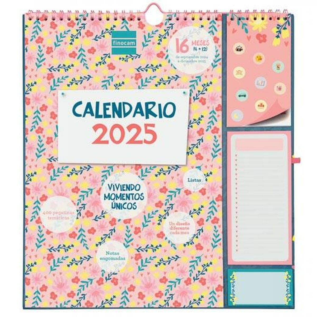 Väggkalender Finocam Vitae 2024-2025 21,5 x 32,5 cm-Kontor och Kontorsmaterial, Kalendrar, dagböcker och personliga arrangörer-Finocam-peaceofhome.se