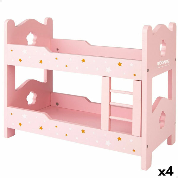 Våningssäng Woomax Rosa 4 antal 31 x 26 x 16 cm-Leksaker och spel, Dockor och tillbehör-Woomax-peaceofhome.se