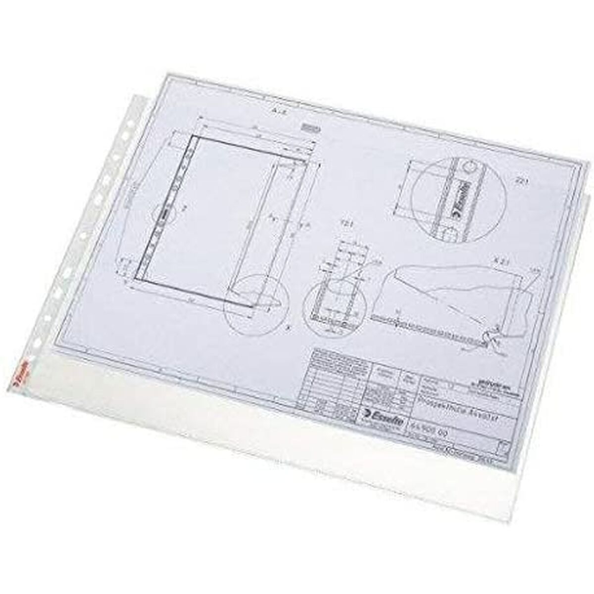 Väska Esselte Landscape Pocket Horisontell Transparent A3 polypropen (10 Delar)-Kontor och Kontorsmaterial, Kontorsmaterial-Esselte-peaceofhome.se