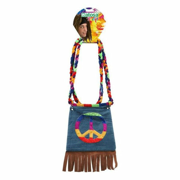 Väska Hippie (19 x 18 cm)-Leksaker och spel, Fancy klänning och accessoarer-BigBuy Carnival-peaceofhome.se