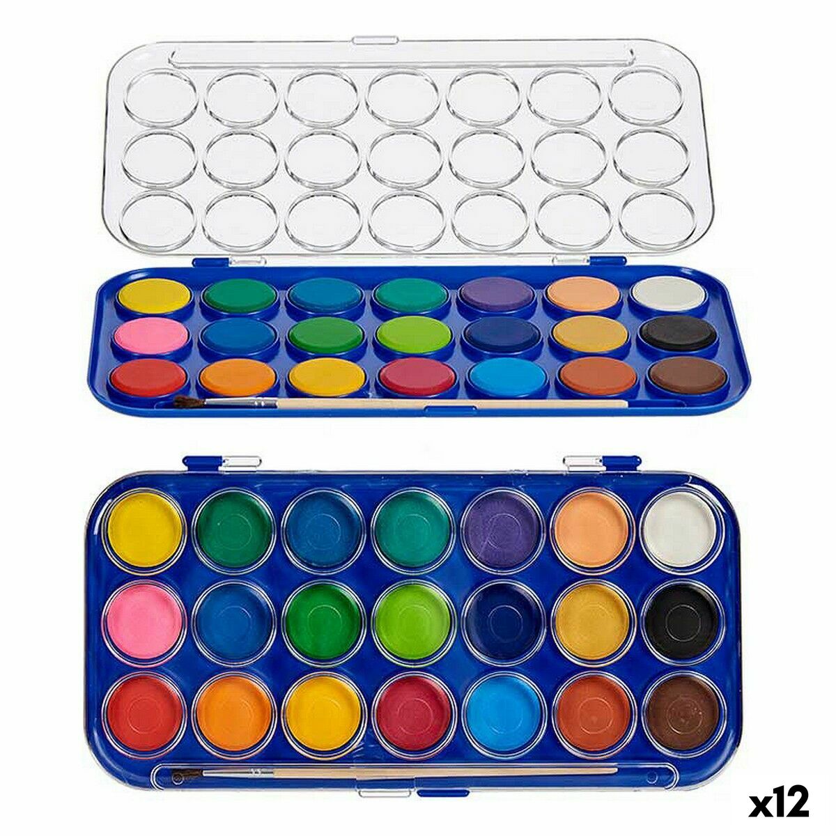 Vattenfärger 21 färger (12 antal)-Kontor och Kontorsmaterial, konst och hantverk-Pincello-peaceofhome.se