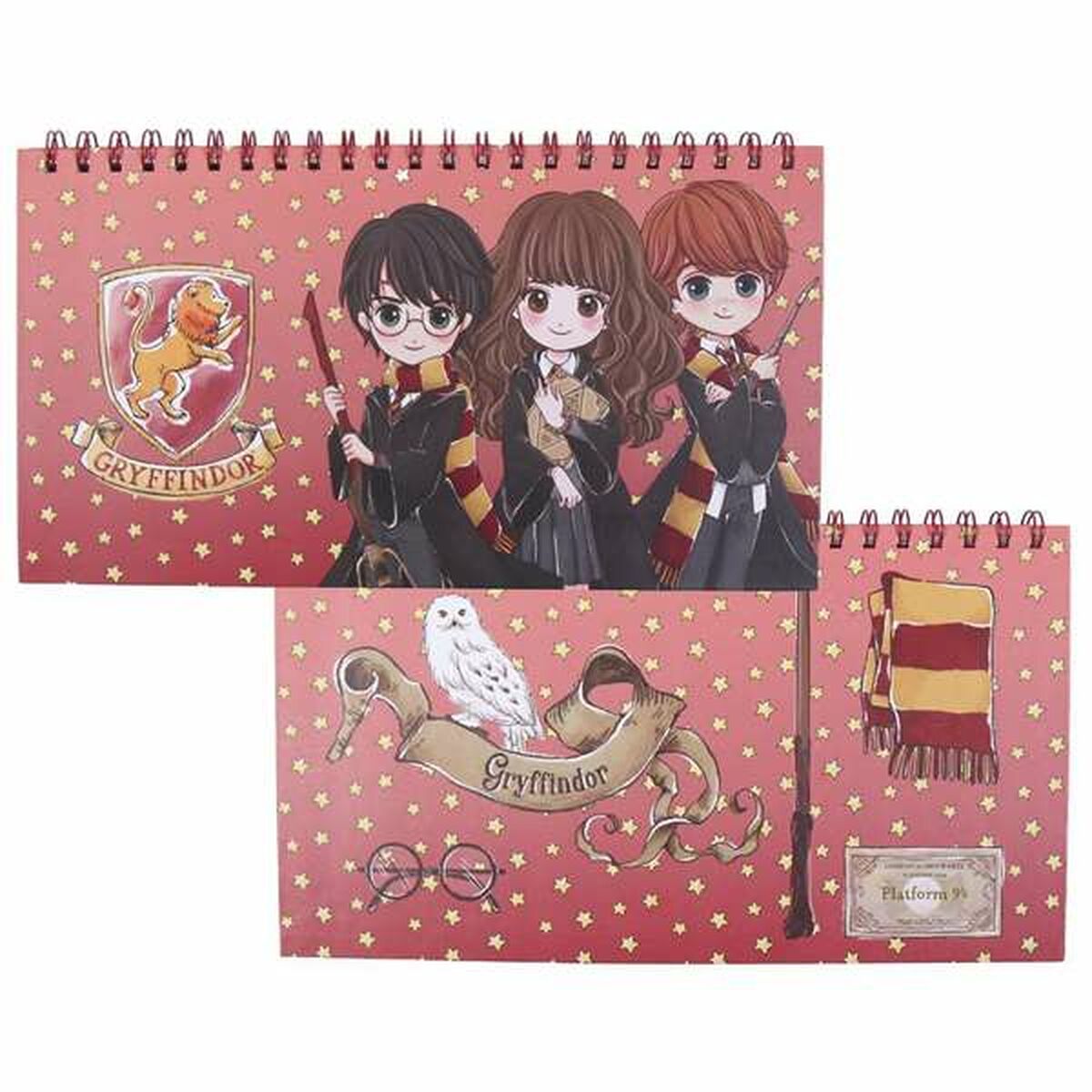 Veckoplanerare Harry Potter Blå Röd A4-Kontor och Kontorsmaterial, Kalendrar, dagböcker och personliga arrangörer-Harry Potter-peaceofhome.se