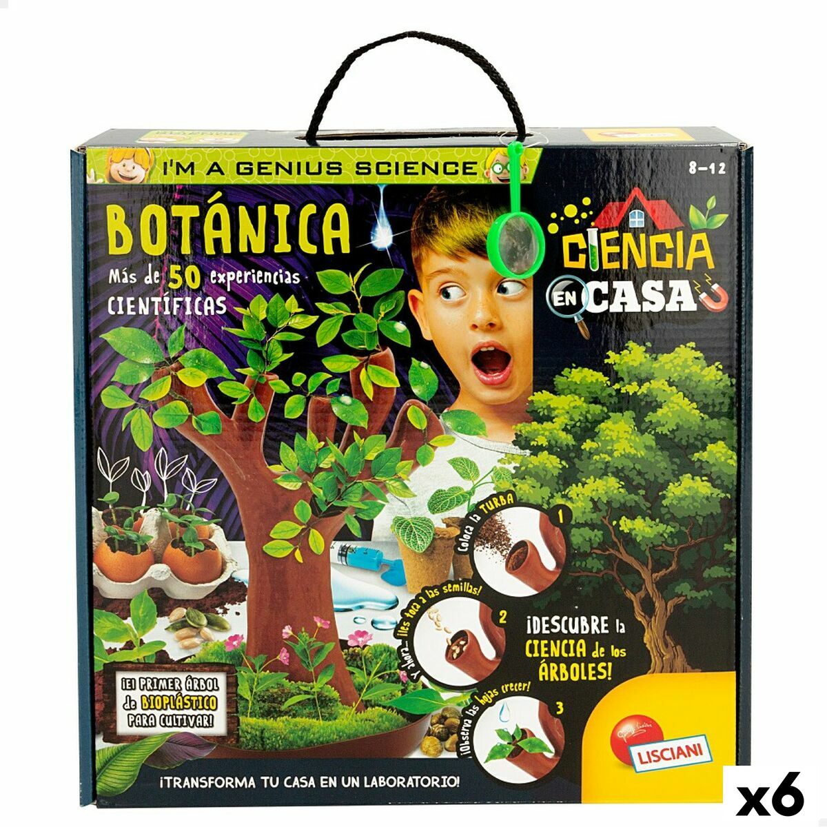 Vetenskapsspel Lisciani Botánica ES (6 antal)-Leksaker och spel, Lärande och utbildning-Lisciani-peaceofhome.se