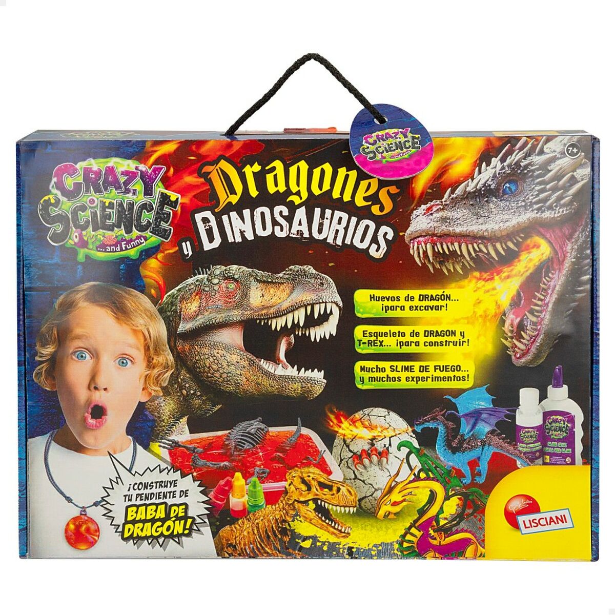 Vetenskapsspel Lisciani Dragones y dinosaurios ES (6 antal)-Leksaker och spel, Lärande och utbildning-Lisciani-peaceofhome.se