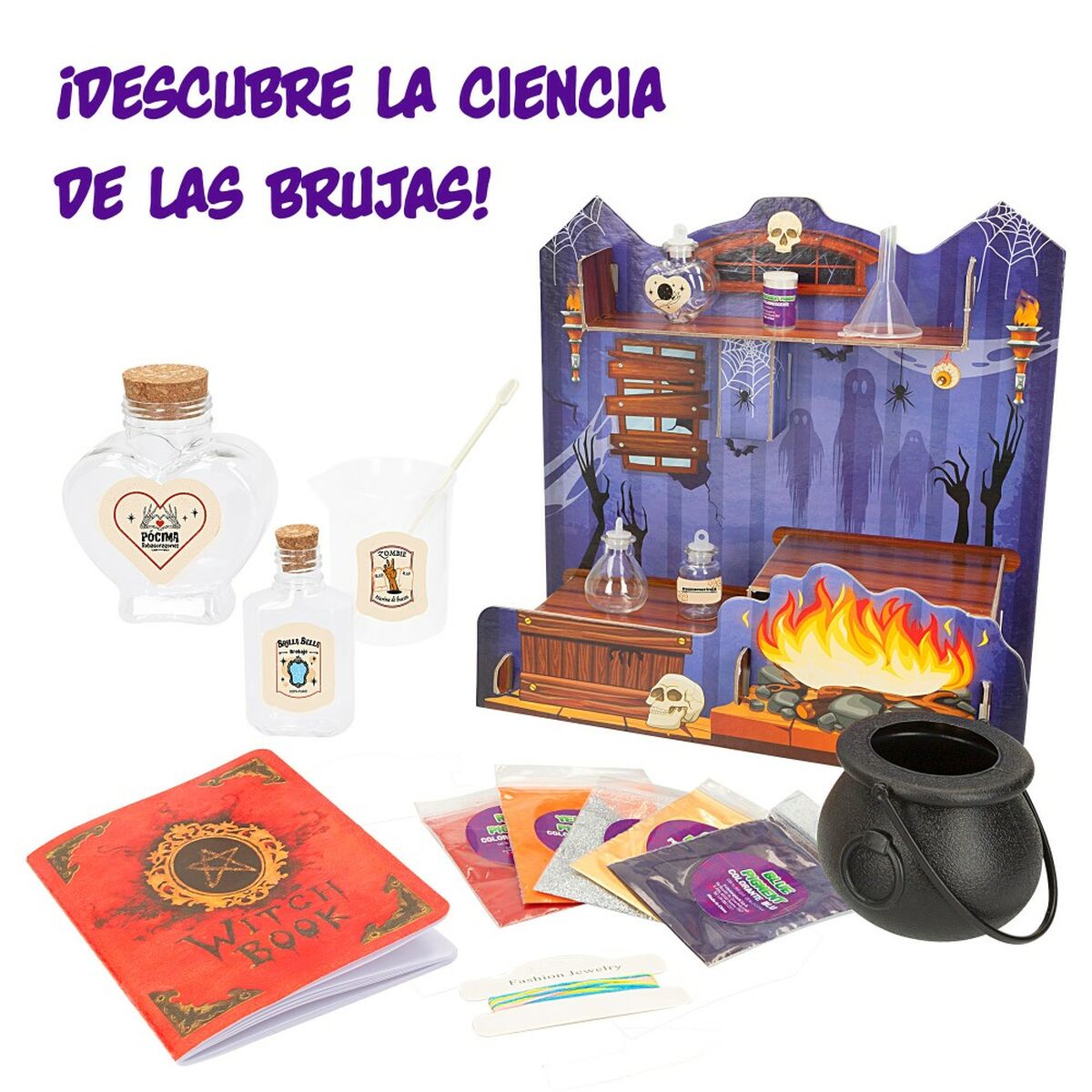 Vetenskapsspel Lisciani La casa de las brujas ES (6 antal)-Leksaker och spel, Lärande och utbildning-Lisciani-peaceofhome.se