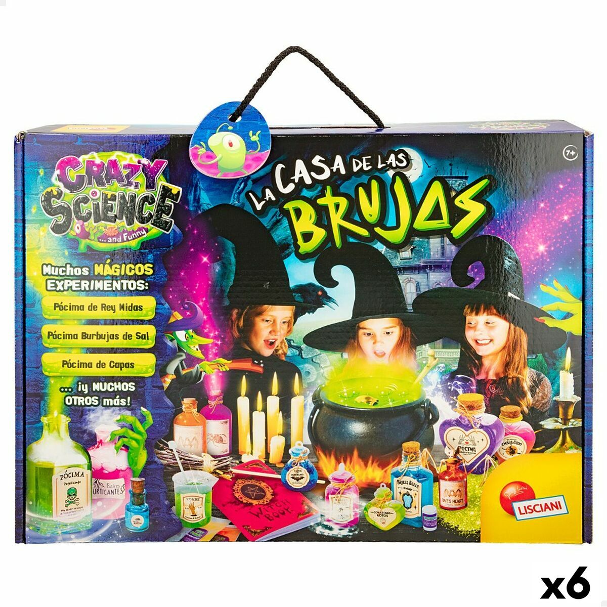 Vetenskapsspel Lisciani La casa de las brujas ES (6 antal)-Leksaker och spel, Lärande och utbildning-Lisciani-peaceofhome.se