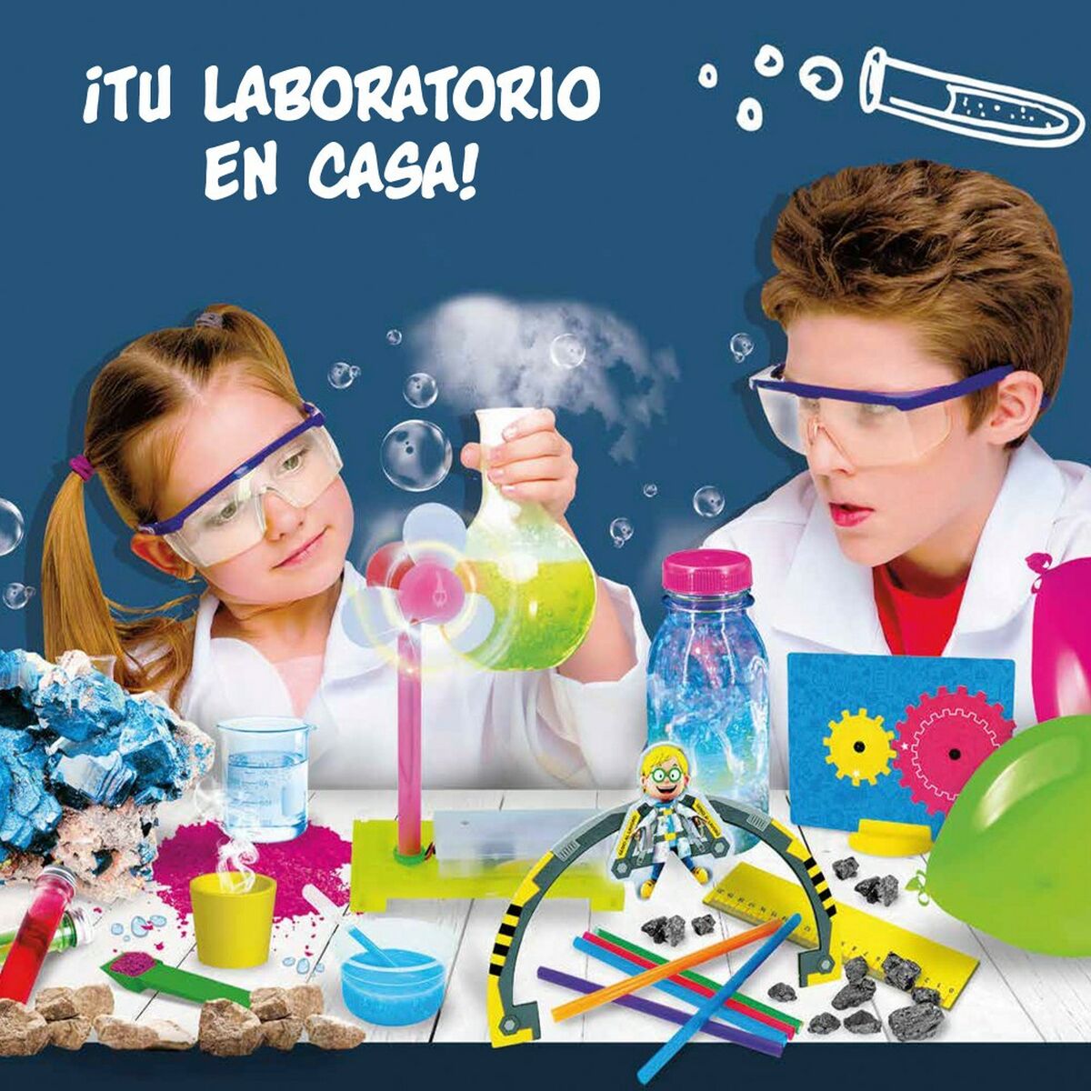 Vetenskapsspel Lisciani Laboratorio ES (6 antal)-Leksaker och spel, Lärande och utbildning-Lisciani-peaceofhome.se