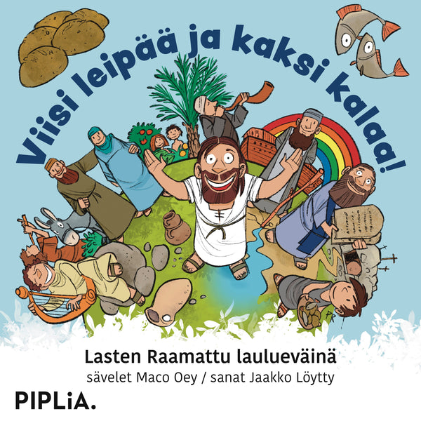 Viisi leipää ja kaksi kalaa! Lasten Raamattu laulueväinä – Ljudbok – Laddas ner-Digitala böcker-Axiell-peaceofhome.se