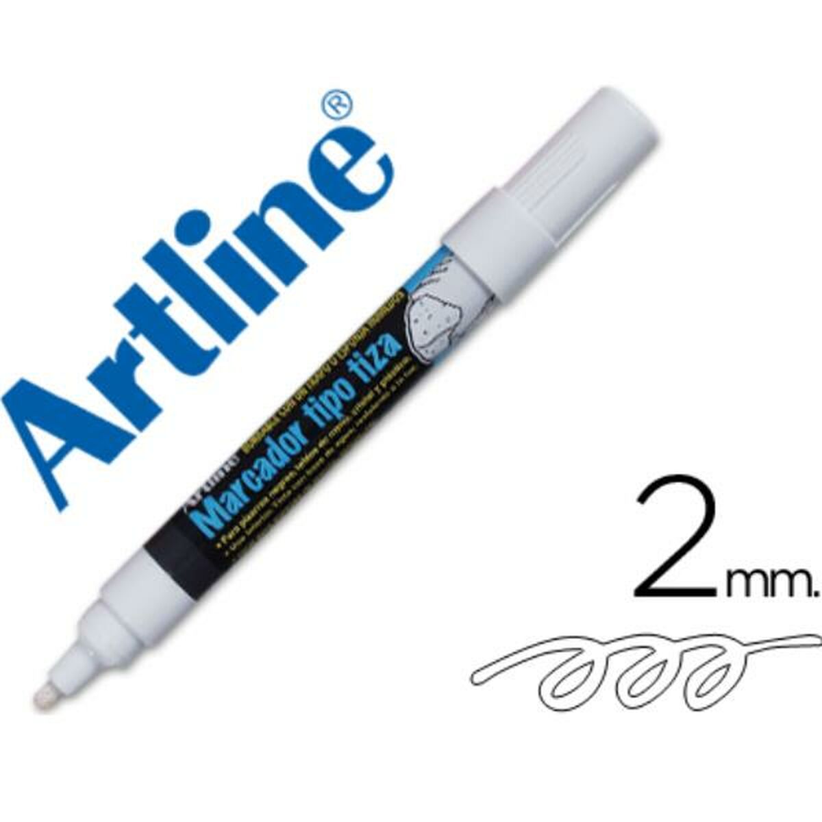 Whiteboard penna Artline EPW-4-BL Vit-Kontor och Kontorsmaterial, Kulspetspennor, pennor och skrivverktyg-Artline-peaceofhome.se