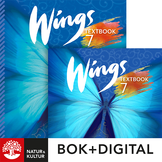 Wings 7 Textbook Paket Bok+Digital-Digitala böcker-Natur & Kultur Digital-peaceofhome.se