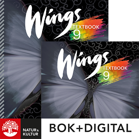 Wings 9 Textbook Paket Bok+Digital-Digitala böcker-Natur & Kultur Digital-peaceofhome.se