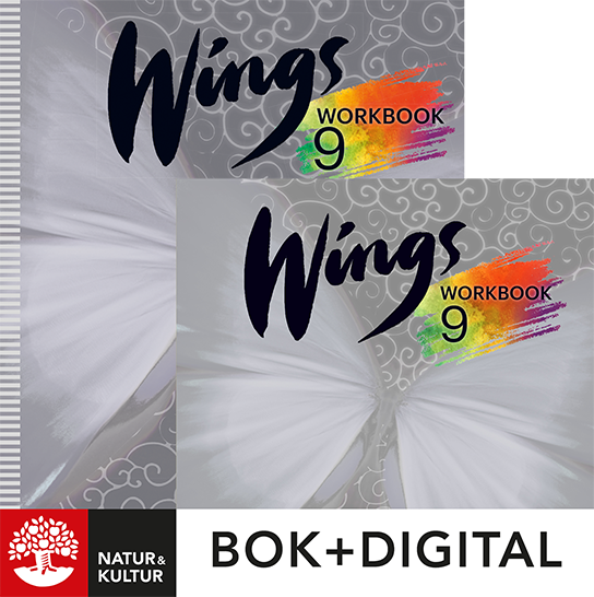 Wings 9 Workbook Paket Bok+Digital-Digitala böcker-Natur & Kultur Digital-peaceofhome.se