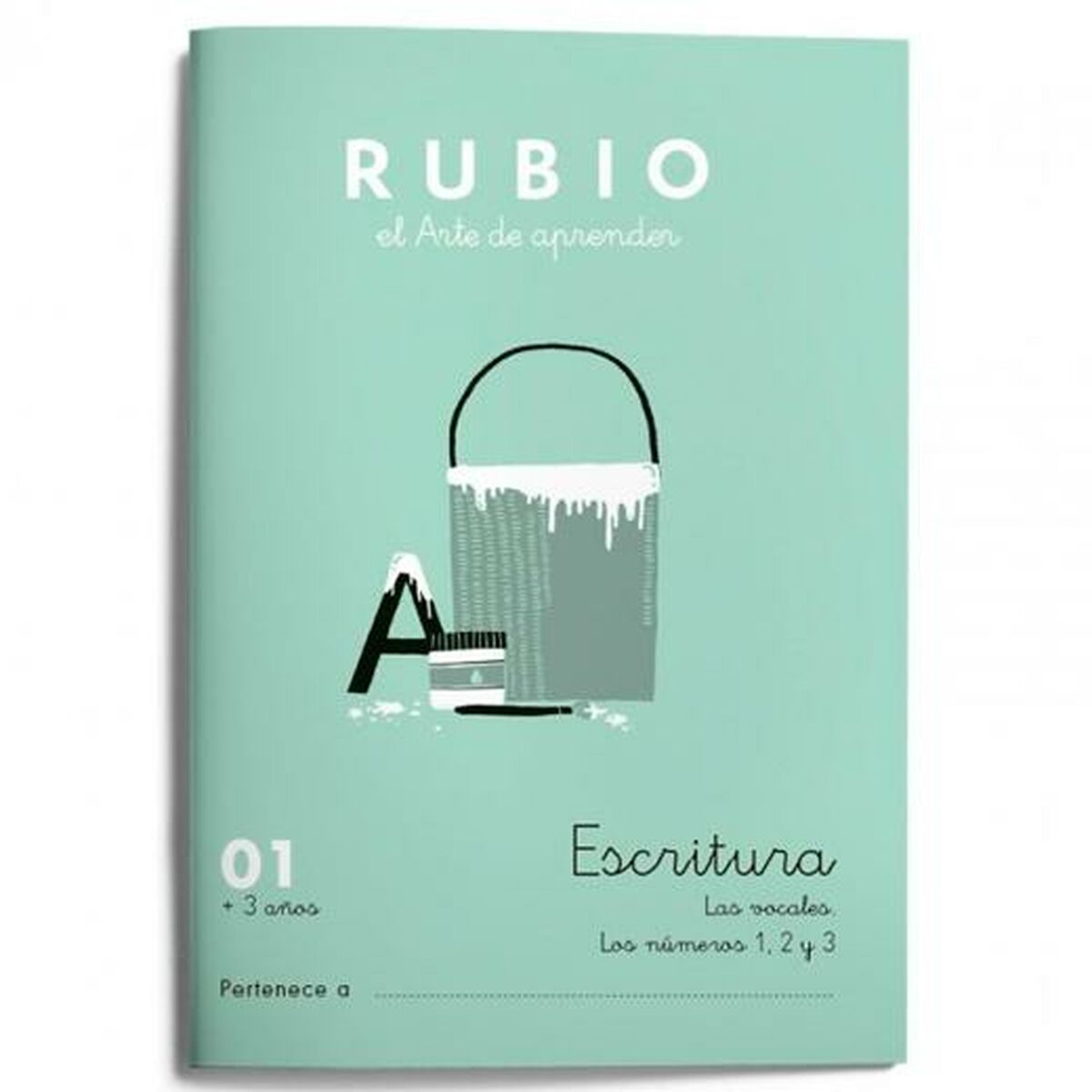 Writing and calligraphy notebook Rubio Nº01 A5 spanska 20 Blad (10 antal)-Kontor och Kontorsmaterial, Pappersprodukter för kontoret-Cuadernos Rubio-peaceofhome.se