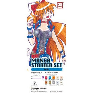 ZIG Manga start set girl-Konstnärsmaterial-Klevrings Sverige-peaceofhome.se