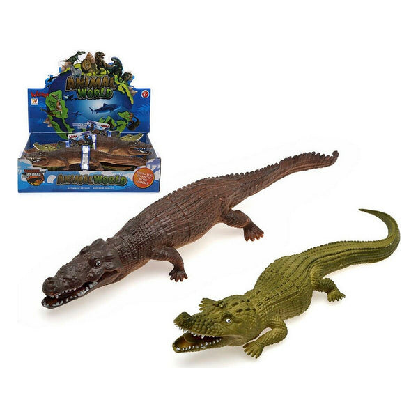 djur 32 x 8 cm Krokodil-Leksaker och spel, Dockor och actionfigurer-BigBuy Fun-peaceofhome.se