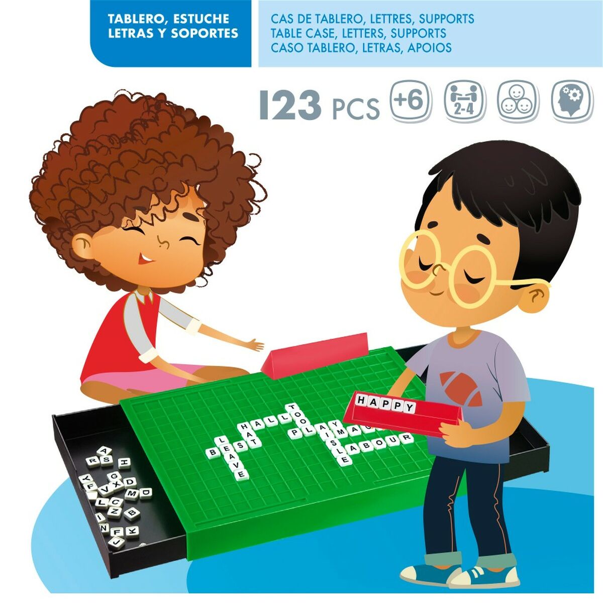 ordspel CB Games 25,5 x 3 x 19 cm (6 antal)-Leksaker och spel, Spel och tillbehör-CB Games-peaceofhome.se